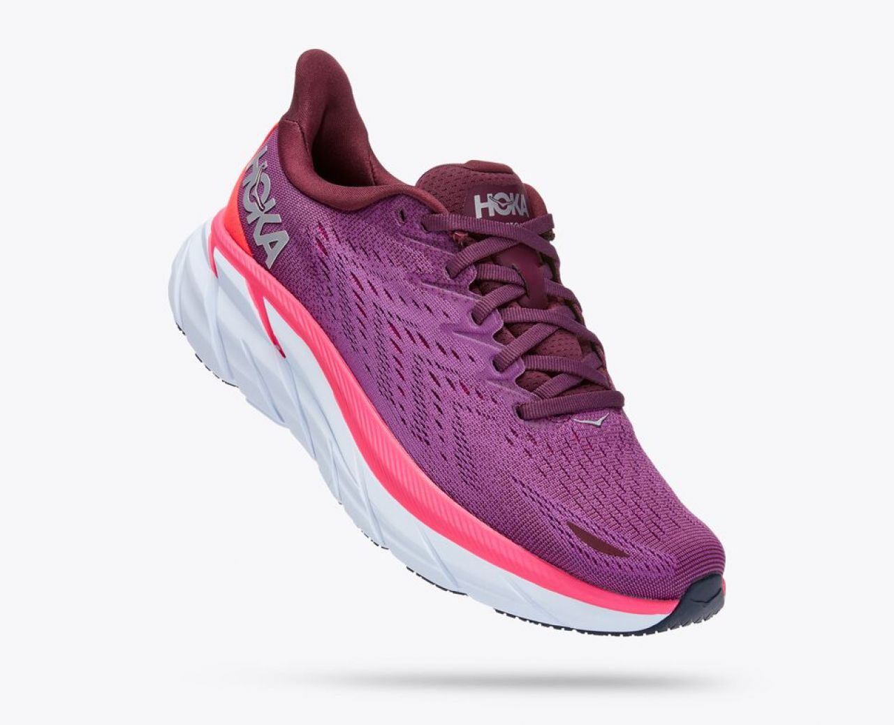 HOKA CLIFTON 8 GRAPE WINE Chaussures de running