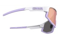 BLIZ LUNETTES FUSION PASTEL WHITE ET PURPLE  Lunettes de sport pas cher