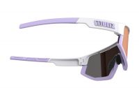 BLIZ LUNETTES FUSION PASTEL WHITE ET PURPLE  Lunettes de sport pas cher