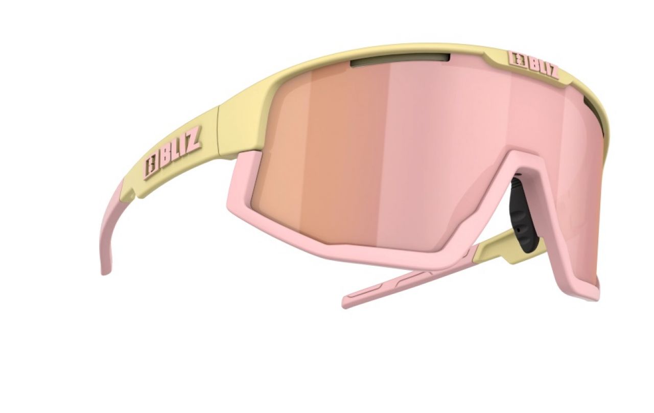 BLIZ LUNETTES FUSION PASTEL PINK ET YELLOW Lunettes de sport
