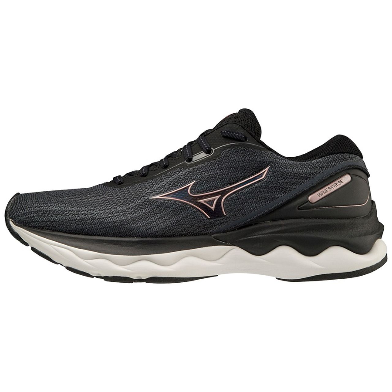 MIZUNO WAVE SKYRISE 3 BLACK ET ROSE  Chaussures de running