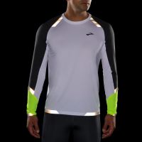 BROOKS RUN VISIBLE LONG SLEEVE Maillot running brooks pas cher