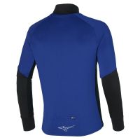 MIZUNO ACTVE WARMALITE HZ SHIRT BLEU Seconde couche chaude pas cher