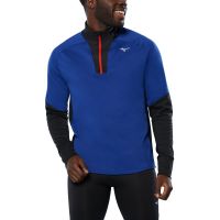 MIZUNO ACTVE WARMALITE HZ SHIRT BLEU Seconde couche chaude pas cher