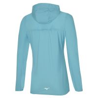 MIZUNO WATERPROOF 20K JACKET MILKY BLUE  Veste running etanche pour femme pas cher