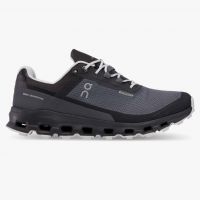 ON RUNNING CLOUDVISTA WATERPROOF  BLACK ET ECLIPSE Chaussures de trail femme pas cher