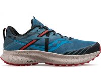 SAUCONY RIDE 15 TR DEEP SEA ET LAVA Chaussures running pas cher