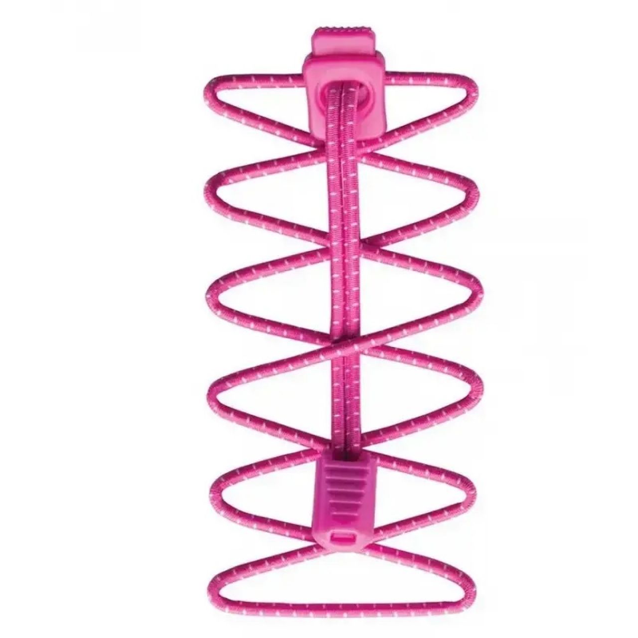 ULTEAM RACE LACETS FASTLACE STRIPED REFFLECTIVE HOT PINK  Lacets élastiques
