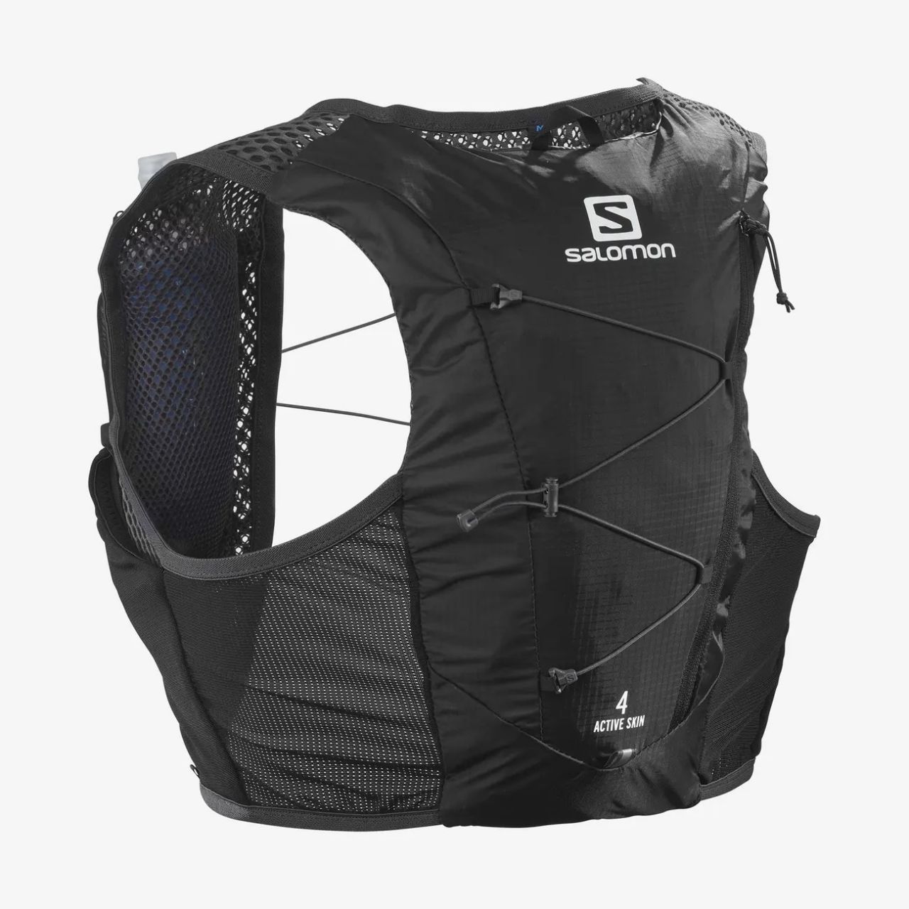 SALOMON ACTIVE SKIN 4 SET BLACK Sac à dos trail