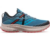 SAUCONY RIDE 15 TR DEEP MIST ET EMBER Chaussures running pas cher