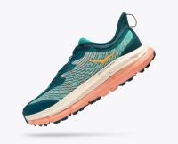 HOKA MAFATE SPEED 4  DEEP TEAL ET WATER GARDEN Chaussures de trail pas cher