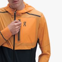 ON RUNNING WEATHER JACKET M MANGO ET NAVY Veste running pas cher