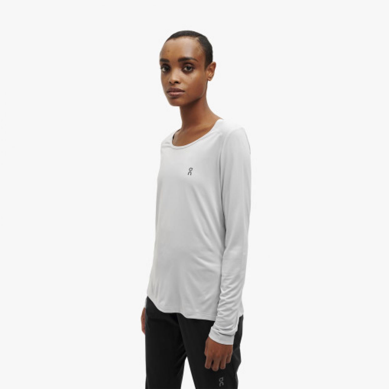 ON RUNNING PERFORMANCE LONG T W GLACIER Tee shirt running