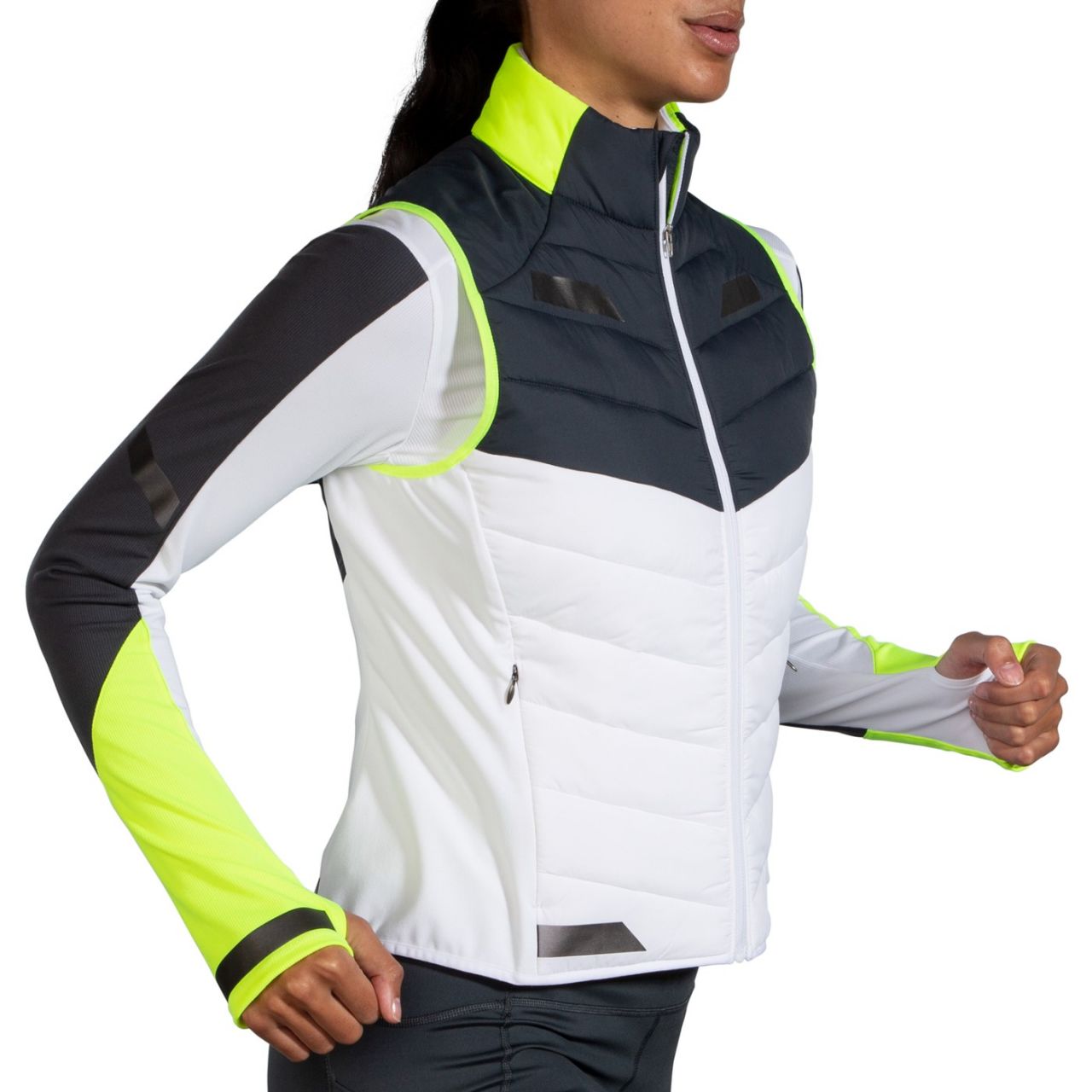 BROOKS RUN VISIBLE INSULATED VEST Veste running visible