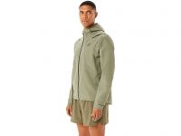 ASICS ACCELERATE JACKET LICHEN GREEN Veste Running étanche pas cher