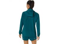 ASICS  ACCELERATE WATERPROOF 2.0 JACKET VELVET PINE Veste Running femme pas cher