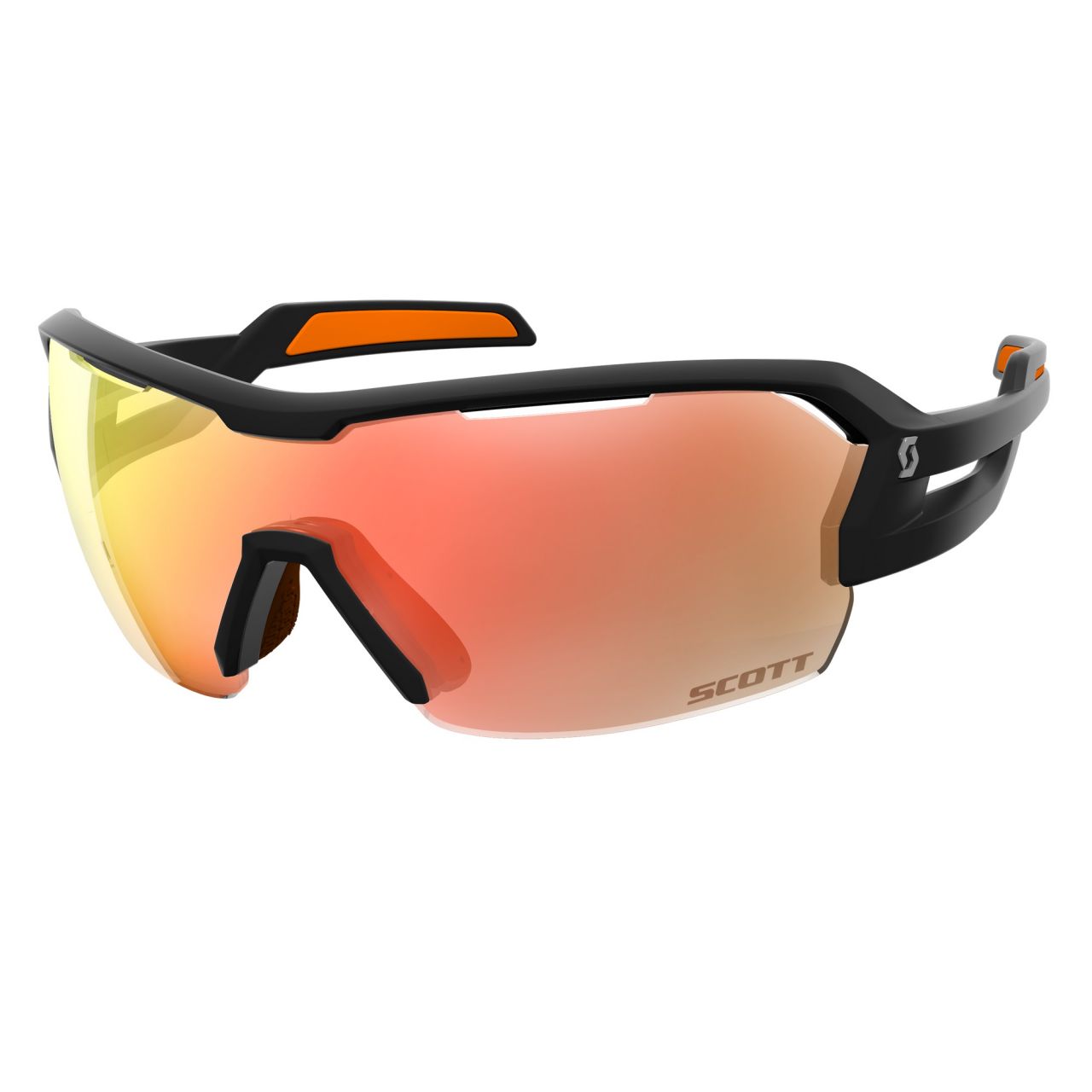 SCOTT LUNETTES SPUR MAT BLACK ET ORANGE Lunettes de sport