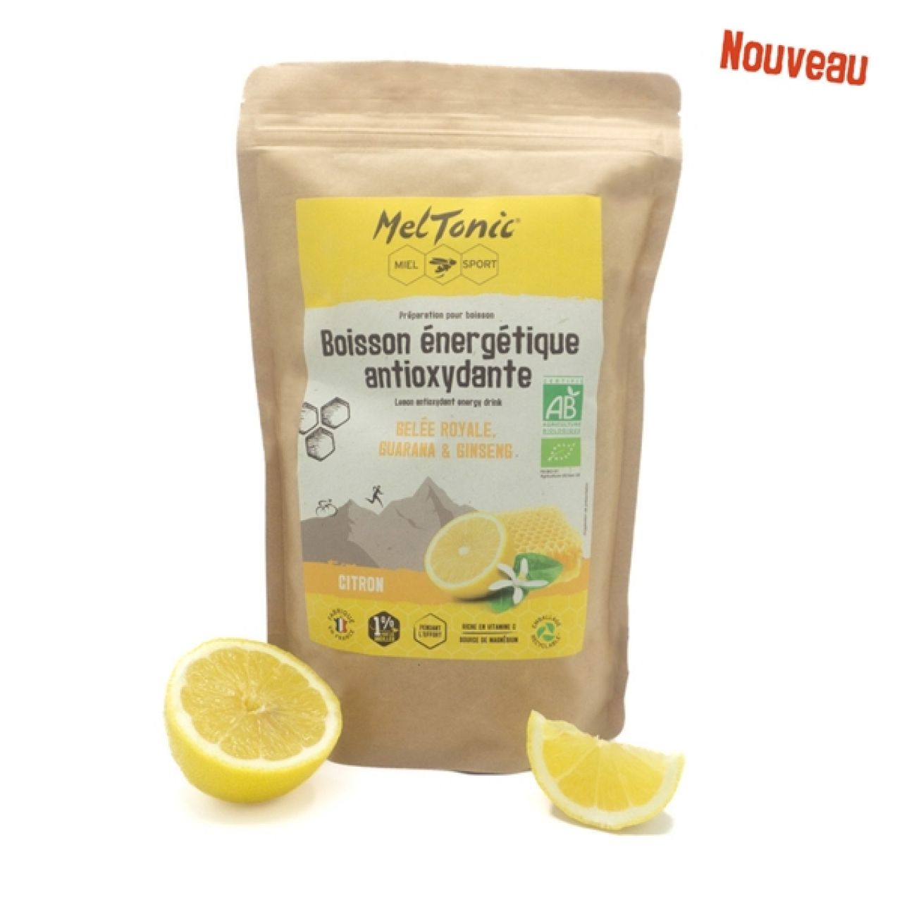 MELTONIC BOISSON ENERGETIQUE FORMAT ECO 700G ANTIOXYDANTE BIO CITRON Boisson d effort