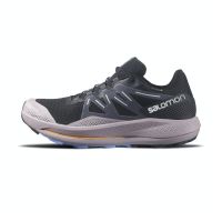 SALOMON PULSAR TRAIL GTX W BLACK QUAIL  Chaussures de trail étanche pas cher