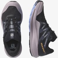 SALOMON PULSAR TRAIL GTX W BLACK QUAIL  Chaussures de trail étanche pas cher