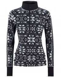 KARI TRAA ELSE  H/Z BLACK Sous vetement technique en laine merinos