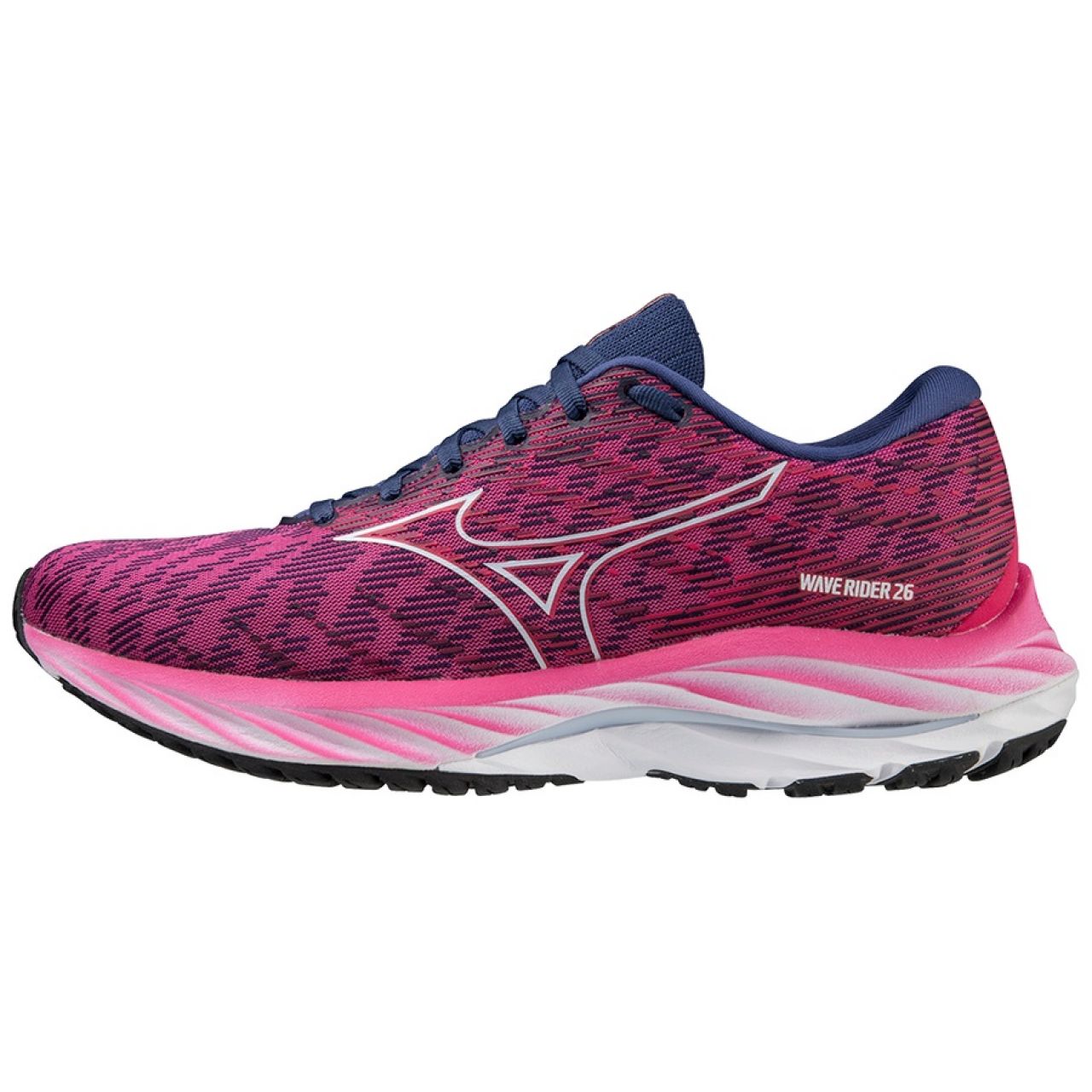 MIZUNO WAVE RIDER 26 FUCHSIA  Chaussures de running