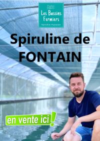 LES BASSINS FERMIERS SPIRULINE LOCALE pas cher