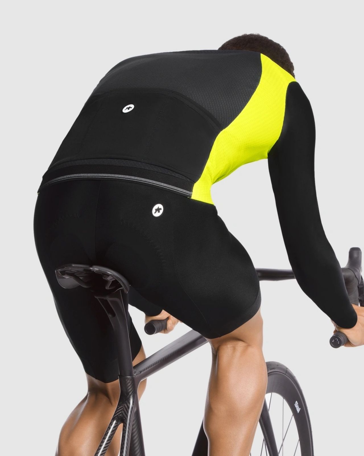 ASSOS MILLE GTS 2/3 JACKET C2 NOIRE ET JAUNE Veste vélo hiver