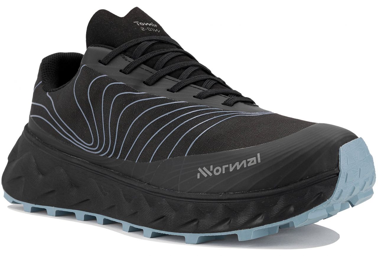 NNORMAL TOMIR WP NOIRE ET BLEUE Chaussures de trail