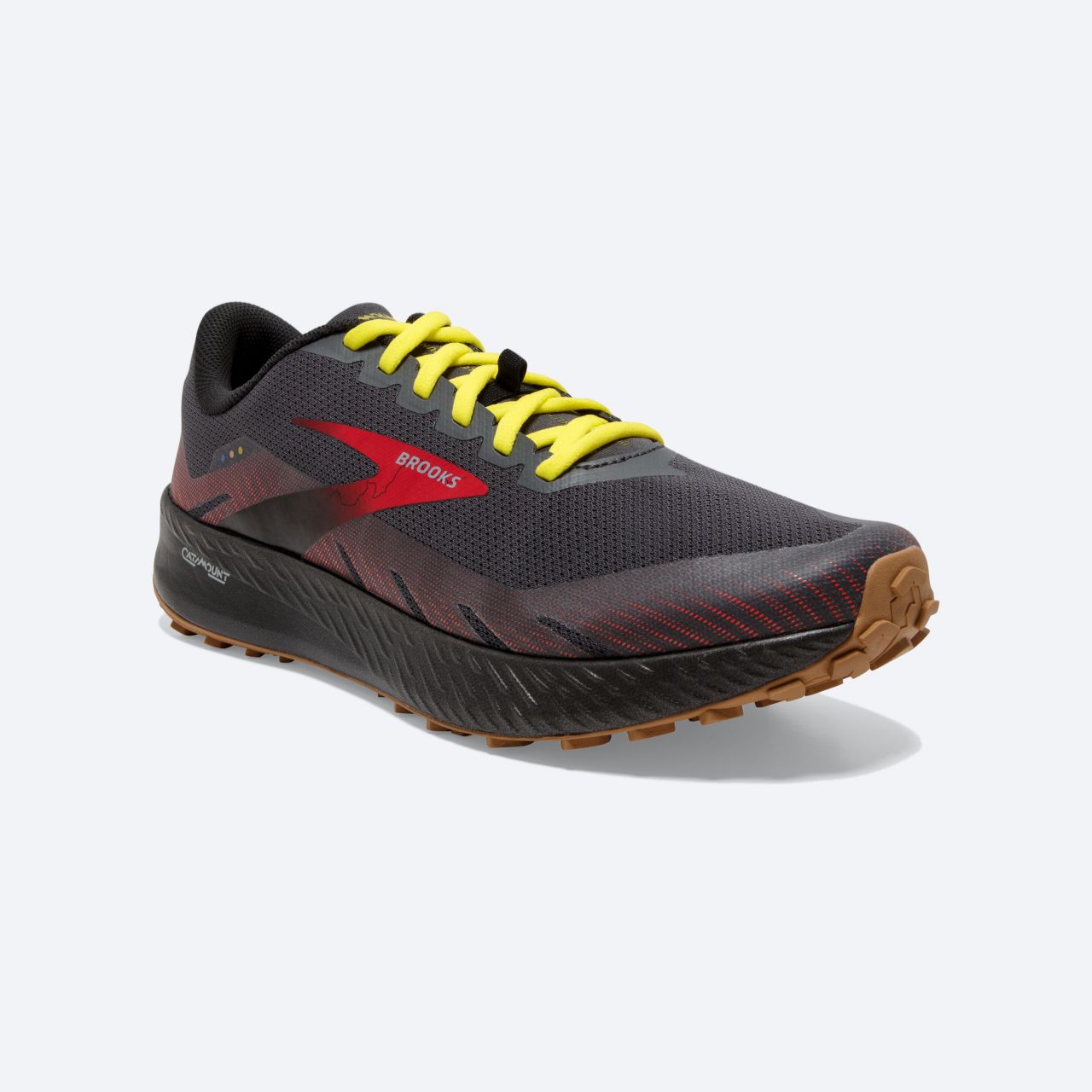 BROOKS CATAMOUNT NOIRE ET ROUGE Chaussures de trail