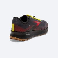 BROOKS CATAMOUNT NOIRE ET ROUGE Chaussures de trail pas cher