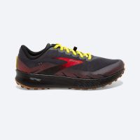 BROOKS CATAMOUNT NOIRE ET ROUGE Chaussures de trail pas cher