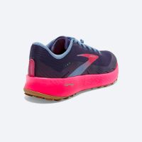 BROOKS CATAMOUNT DEEP COBALT ET ROSE Chaussures de trail pas cher