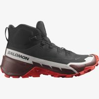 SALOMON CROSS HIKE MID GTX 2 BLACK ET BITTER Chaussures de randonnée pas cher