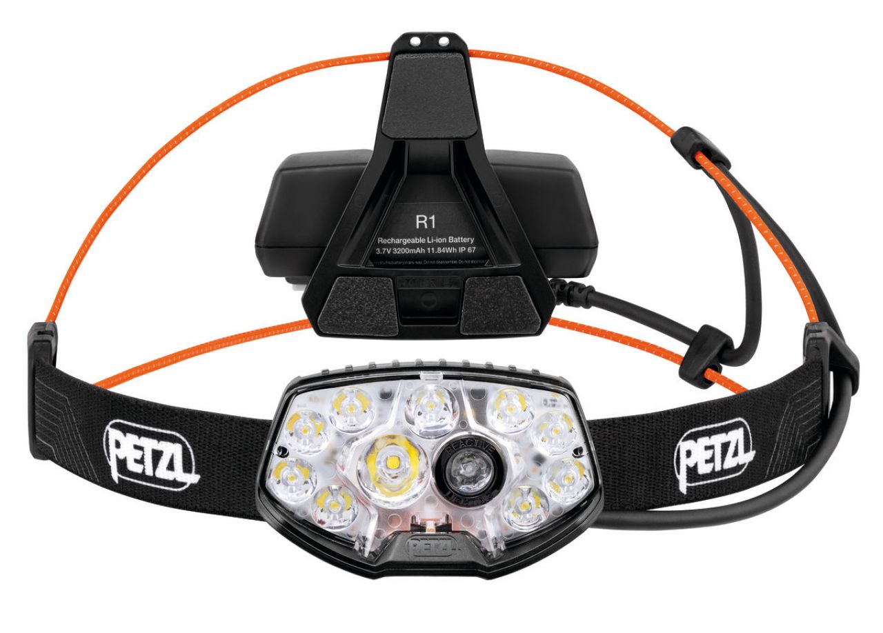 Petzl Helmet Adapt, support pour attaquer une lampe frontale sur un casque unisexe adulte, noir, U