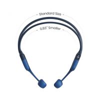 SHOKZ CASQUE BLUETOOTH OPENRUN MINI  A CONDUCTION OSSEUSE BLEU pas cher