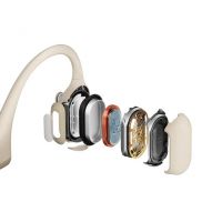 SHOKZ CASQUE BLUETOOTH OPENRUN PRO BEIGE pas cher