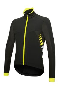 ZERO RH ALFA PADDED JACKET NOIR ET JAUNE FLUO Veste thermique vélo
