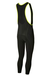 ZERO RH WINTER BIBTIGHT NOIR ET JAUNE FLUO  Collant long cyclisme pas cher