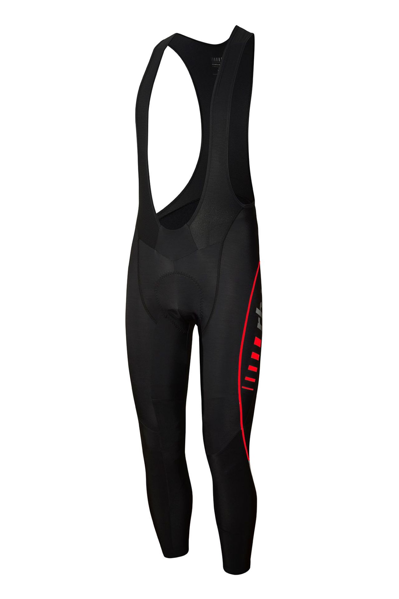 ZERO RH REFLEX EVO BIBTIGHT NOIR ET ROUGE  Collant long cyclisme