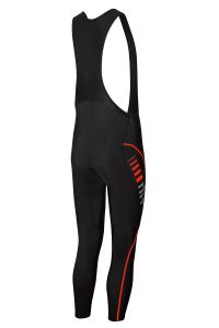 ZERO RH REFLEX EVO BIBTIGHT NOIR ET ROUGE  Collant long cyclisme pas cher