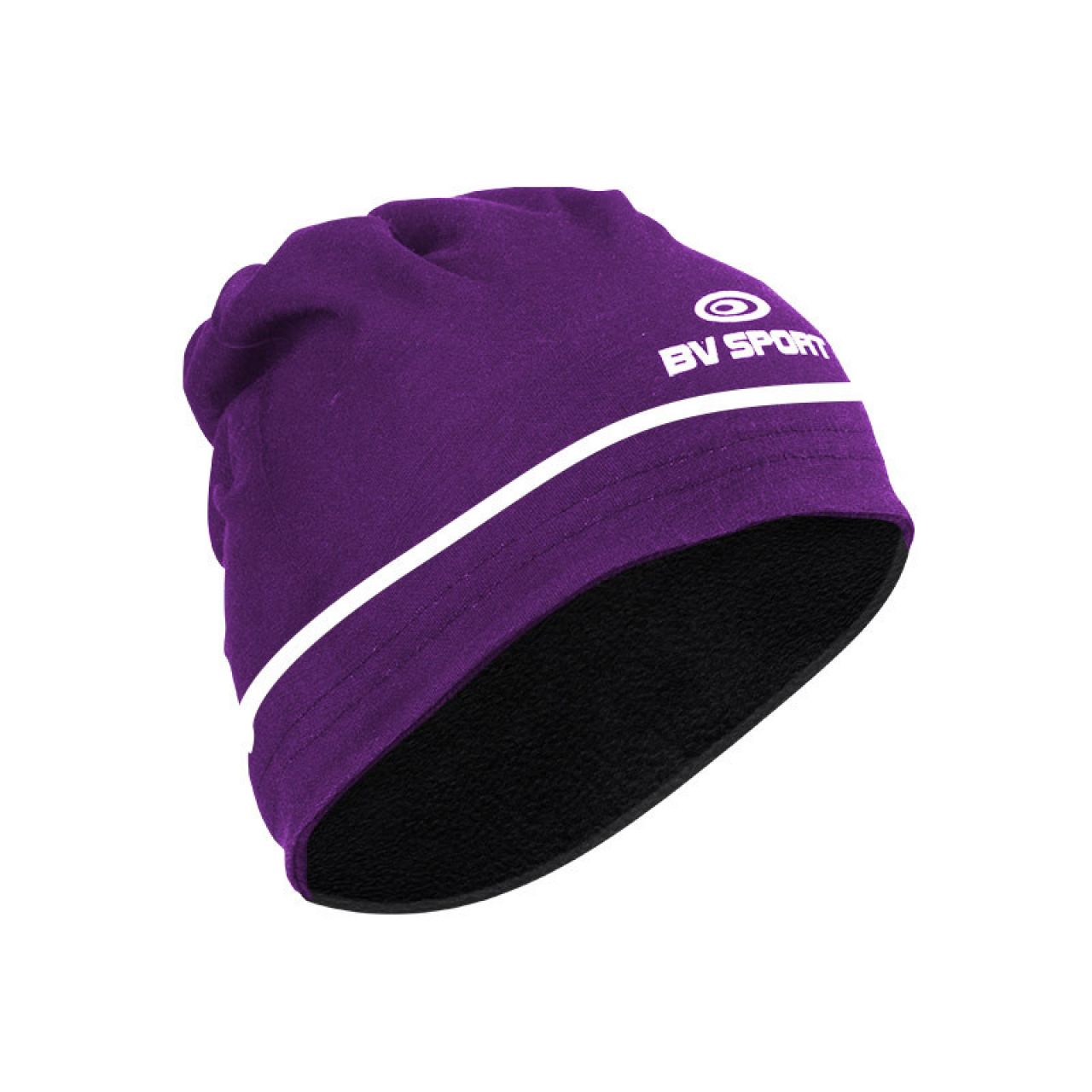 BV SPORT BONNET MULTIFONCTION VIOLET BLANC TU Tour de cou multifonctions