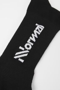 NNORMAL RUNNING MERINO SOCKS BLACK Chaussettes de running pas cher