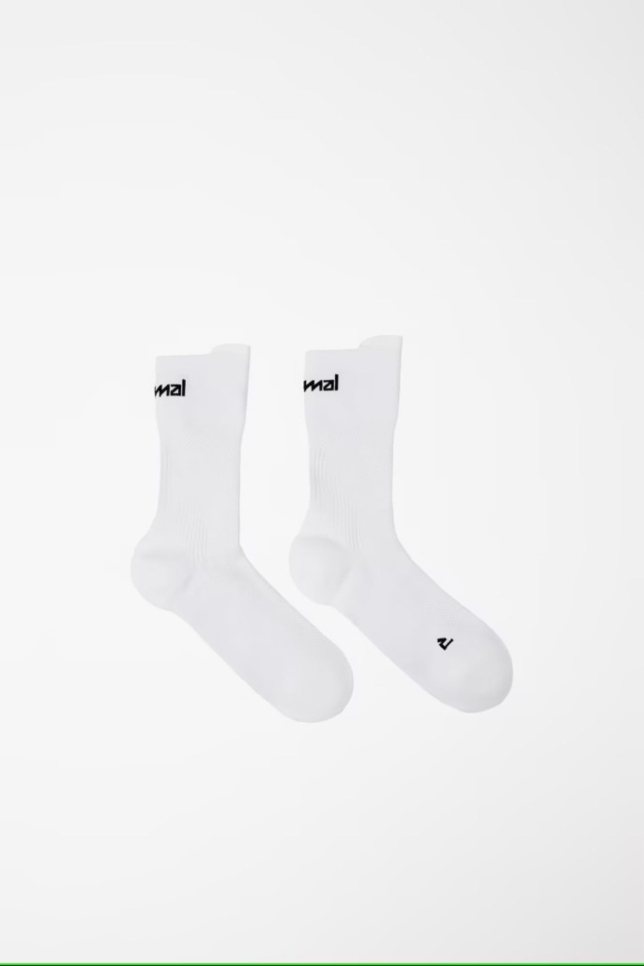 NNORMAL RUNNING  SOCKS WHITE Chaussettes de running