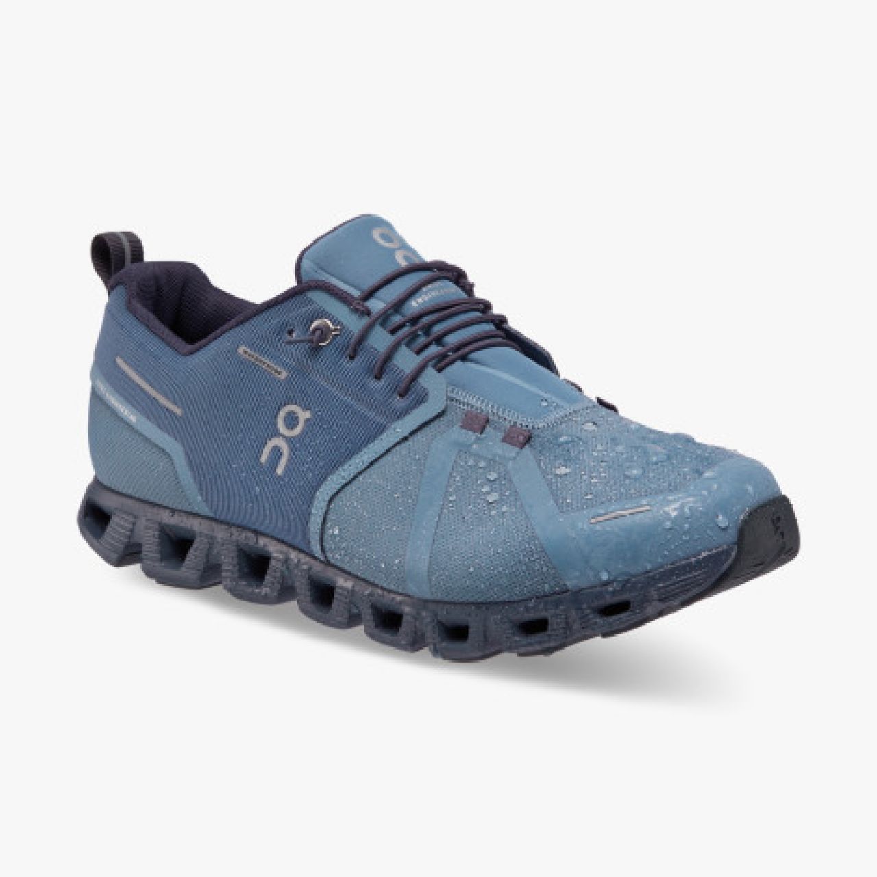 ON RUNNING CLOUD 5 WATERPROOF ALL METAL NAVY Chaussures étanche