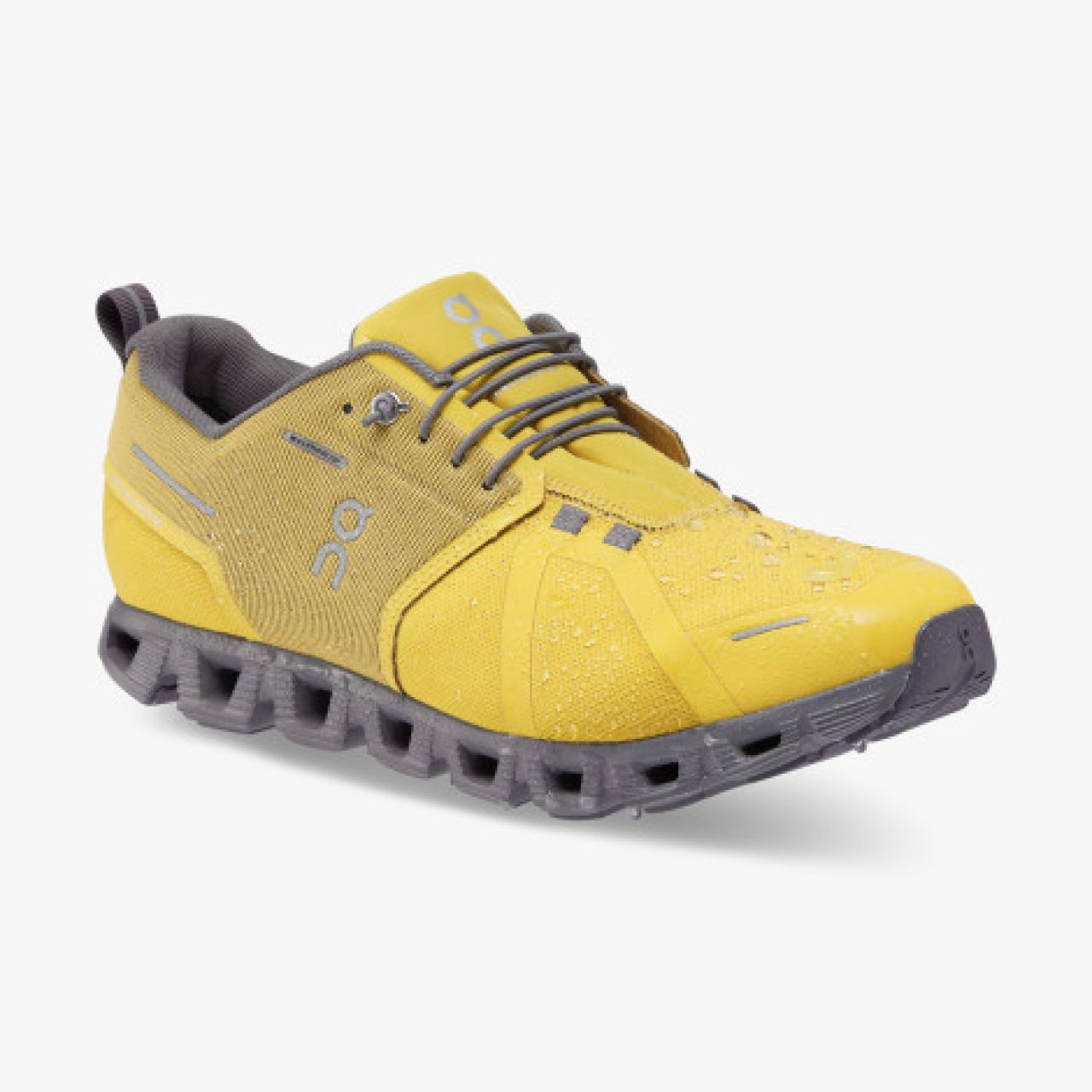 ON RUNNING CLOUD 5 WATERPROOF ALL MUSTARD Chaussures étanche