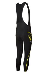 ZERO RH REFLEX EVO BIBTIGHT NOIR ET JAUNE FLUO  Collant long cyclisme pas cher