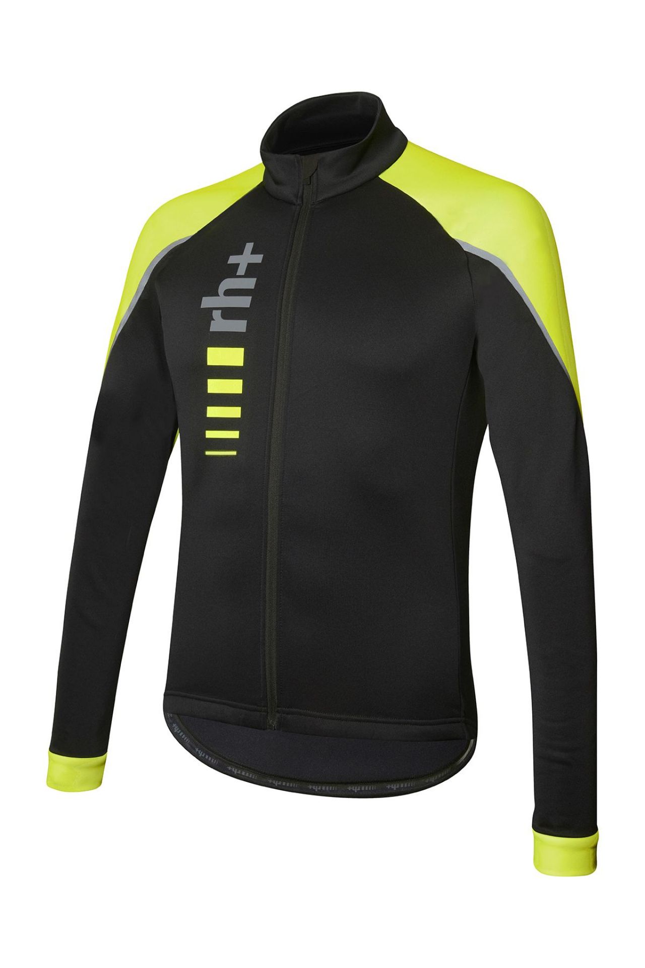 ZERO RH CODE II JERSEY NOIR ET JAUNE FLUO  Maillot de cyclisme