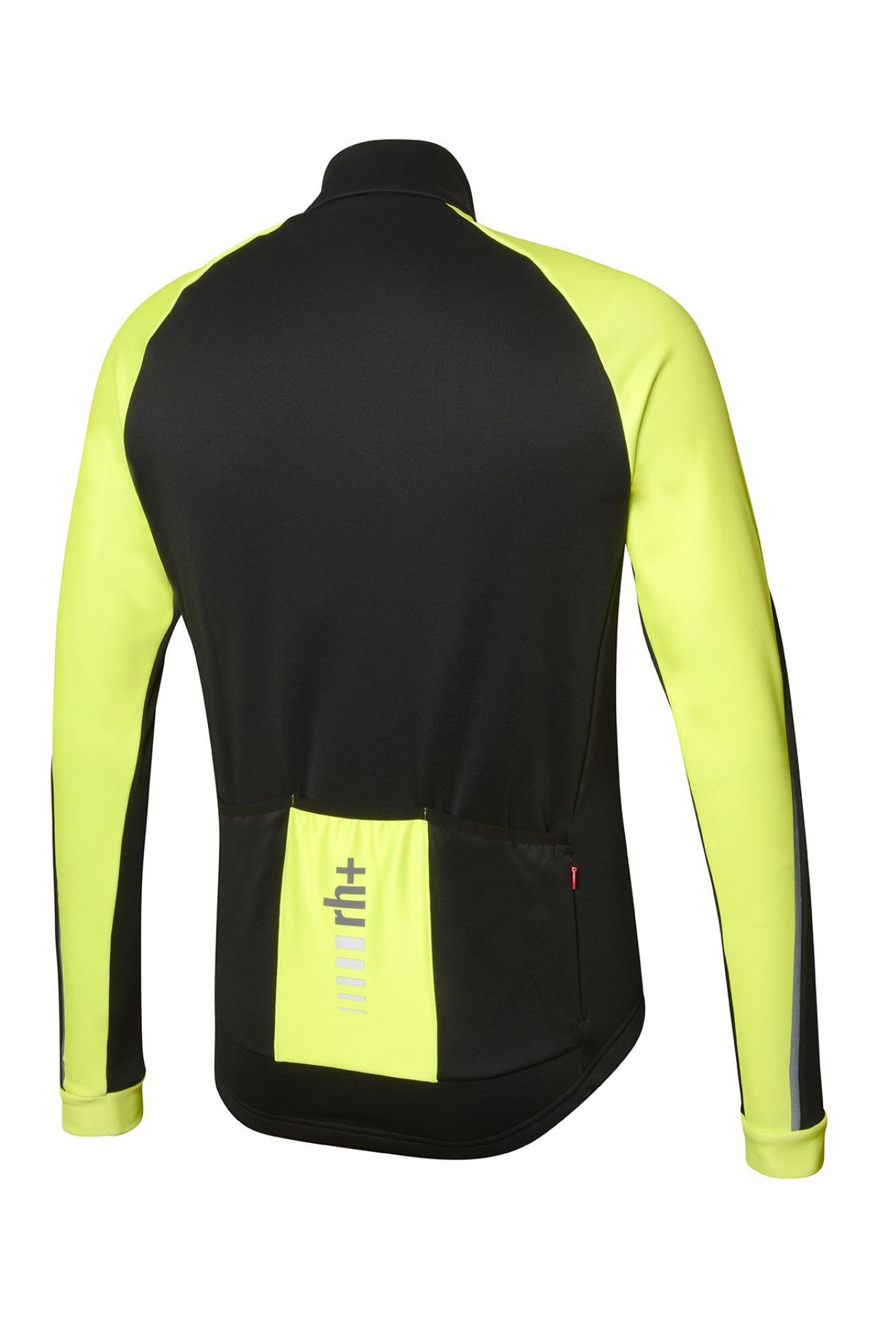 Maillot ZERO RH+ LOGO EVO Manches Courtes – Noir / Jaune Fluo, Taille L – Neuf Sous Emballage D’origine