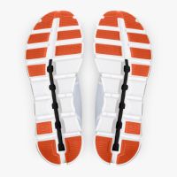 ON RUNNING CLOUD 5 PUSH WHITE ET FLAME Chaussures de running pas cher